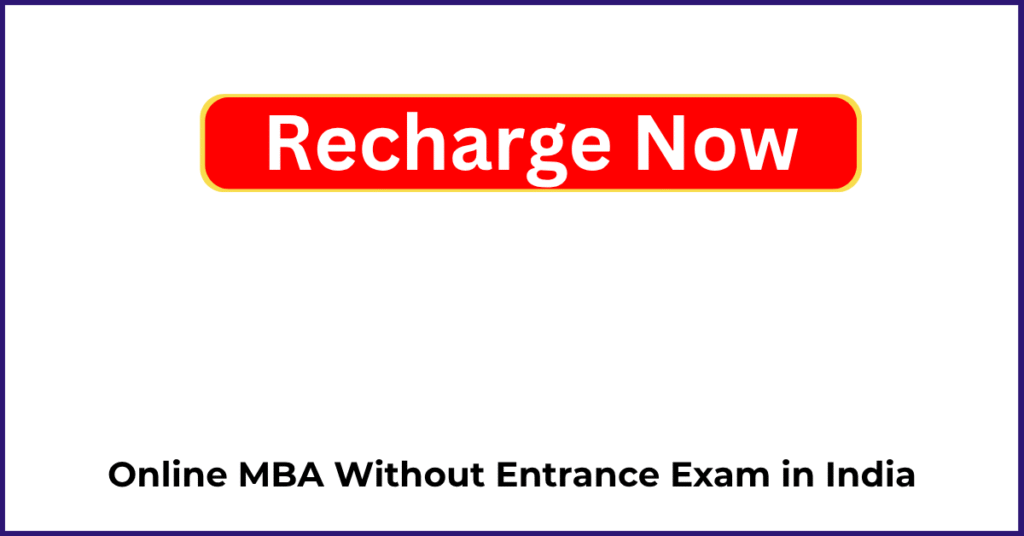 Online MBA Without Entrance Exam in India